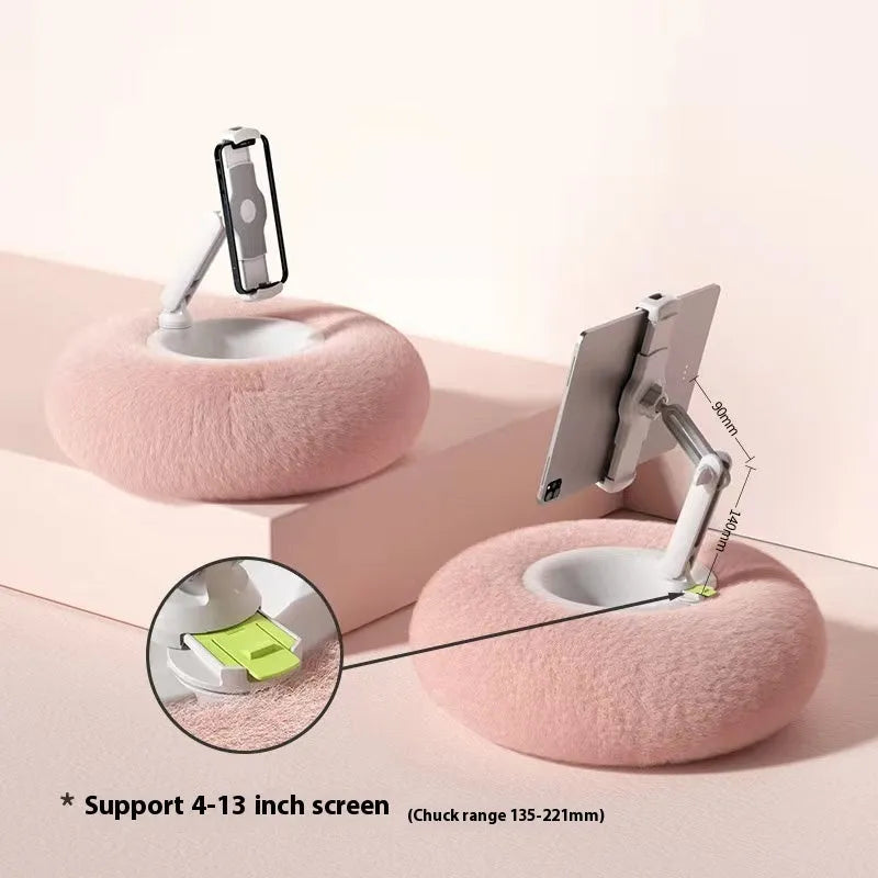 Flat Computer Mobile Phone Universal Plush Pillow Bracket - Bellarte Enchanté Flat Computer Mobile Phone Universal Plush Pillow Bracket